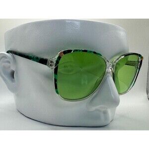 True Vintage Oversize Sunglasses NOS Monochrome Green Lens Oleg Cassini #284